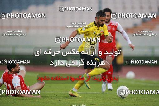 1550804, Tehran, Iran, لیگ برتر فوتبال ایران، Persian Gulf Cup، Week 7، First Leg، Persepolis 0 v 0 Sepahan on 2021/01/05 at Azadi Stadium