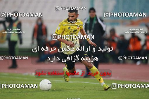 1550835, Tehran, Iran, لیگ برتر فوتبال ایران، Persian Gulf Cup، Week 7، First Leg، Persepolis 0 v 0 Sepahan on 2021/01/05 at Azadi Stadium