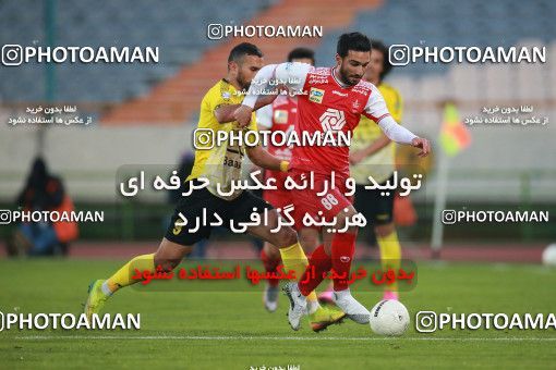 1550785, Tehran, Iran, لیگ برتر فوتبال ایران، Persian Gulf Cup، Week 7، First Leg، Persepolis 0 v 0 Sepahan on 2021/01/05 at Azadi Stadium
