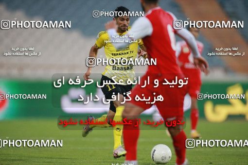1550876, Tehran, Iran, لیگ برتر فوتبال ایران، Persian Gulf Cup، Week 7، First Leg، Persepolis 0 v 0 Sepahan on 2021/01/05 at Azadi Stadium