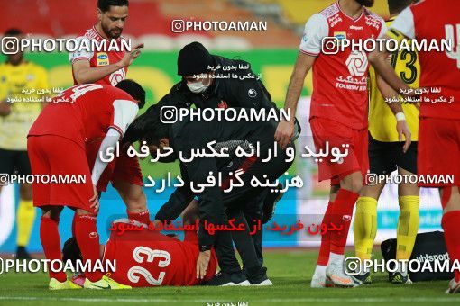 1550973, Tehran, Iran, لیگ برتر فوتبال ایران، Persian Gulf Cup، Week 7، First Leg، Persepolis 0 v 0 Sepahan on 2021/01/05 at Azadi Stadium