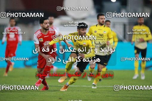 1551058, Tehran, Iran, لیگ برتر فوتبال ایران، Persian Gulf Cup، Week 7، First Leg، Persepolis 0 v 0 Sepahan on 2021/01/05 at Azadi Stadium