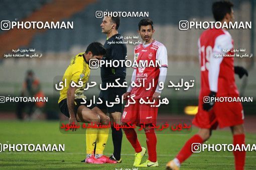 1551122, Tehran, Iran, لیگ برتر فوتبال ایران، Persian Gulf Cup، Week 7، First Leg، Persepolis 0 v 0 Sepahan on 2021/01/05 at Azadi Stadium
