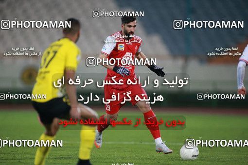 1551145, Tehran, Iran, لیگ برتر فوتبال ایران، Persian Gulf Cup، Week 7، First Leg، Persepolis 0 v 0 Sepahan on 2021/01/05 at Azadi Stadium