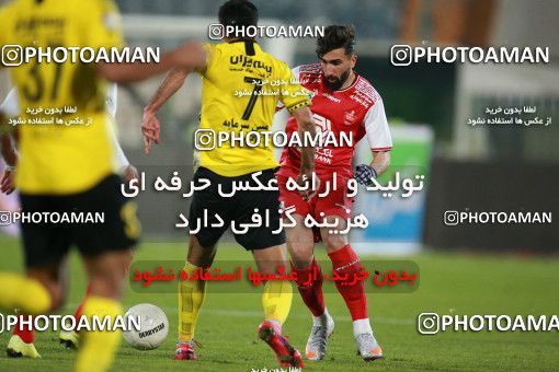 1551103, Tehran, Iran, لیگ برتر فوتبال ایران، Persian Gulf Cup، Week 7، First Leg، Persepolis 0 v 0 Sepahan on 2021/01/05 at Azadi Stadium