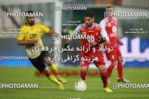 1551086, Tehran, Iran, لیگ برتر فوتبال ایران، Persian Gulf Cup، Week 7، First Leg، Persepolis 0 v 0 Sepahan on 2021/01/05 at Azadi Stadium
