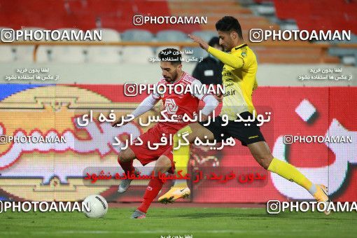 1551131, Tehran, Iran, لیگ برتر فوتبال ایران، Persian Gulf Cup، Week 7، First Leg، Persepolis 0 v 0 Sepahan on 2021/01/05 at Azadi Stadium
