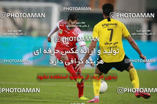 1551152, Tehran, Iran, لیگ برتر فوتبال ایران، Persian Gulf Cup، Week 7، First Leg، Persepolis 0 v 0 Sepahan on 2021/01/05 at Azadi Stadium