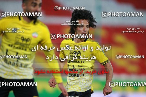 1551156, Tehran, Iran, لیگ برتر فوتبال ایران، Persian Gulf Cup، Week 7، First Leg، Persepolis 0 v 0 Sepahan on 2021/01/05 at Azadi Stadium