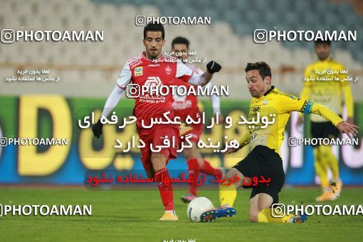 1551168, Tehran, Iran, لیگ برتر فوتبال ایران، Persian Gulf Cup، Week 7، First Leg، Persepolis 0 v 0 Sepahan on 2021/01/05 at Azadi Stadium