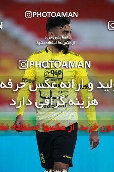 1551218, Tehran, Iran, لیگ برتر فوتبال ایران، Persian Gulf Cup، Week 7، First Leg، Persepolis 0 v 0 Sepahan on 2021/01/05 at Azadi Stadium