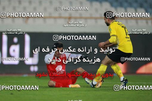 1551295, Tehran, Iran, لیگ برتر فوتبال ایران، Persian Gulf Cup، Week 7، First Leg، Persepolis 0 v 0 Sepahan on 2021/01/05 at Azadi Stadium