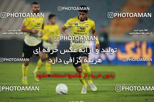 1551172, Tehran, Iran, لیگ برتر فوتبال ایران، Persian Gulf Cup، Week 7، First Leg، Persepolis 0 v 0 Sepahan on 2021/01/05 at Azadi Stadium