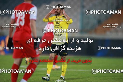1551208, Tehran, Iran, لیگ برتر فوتبال ایران، Persian Gulf Cup، Week 7، First Leg، Persepolis 0 v 0 Sepahan on 2021/01/05 at Azadi Stadium