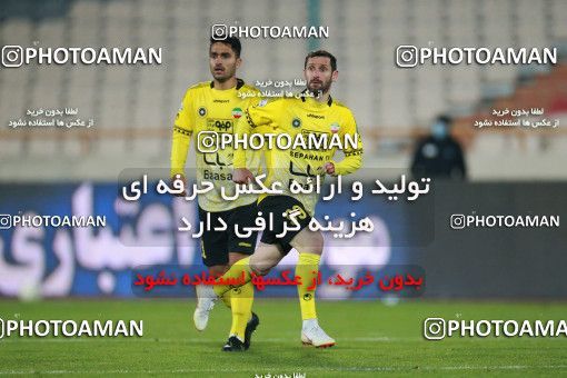 1551203, Tehran, Iran, لیگ برتر فوتبال ایران، Persian Gulf Cup، Week 7، First Leg، Persepolis 0 v 0 Sepahan on 2021/01/05 at Azadi Stadium