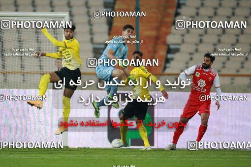 1551265, Tehran, Iran, لیگ برتر فوتبال ایران، Persian Gulf Cup، Week 7، First Leg، Persepolis 0 v 0 Sepahan on 2021/01/05 at Azadi Stadium