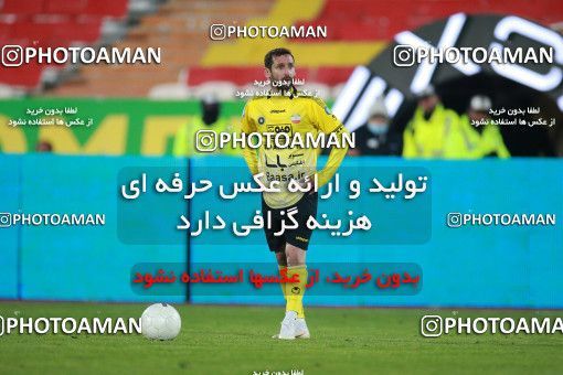 1551229, Tehran, Iran, لیگ برتر فوتبال ایران، Persian Gulf Cup، Week 7، First Leg، Persepolis 0 v 0 Sepahan on 2021/01/05 at Azadi Stadium