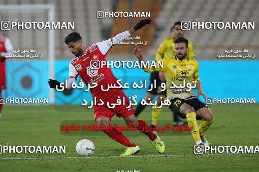1708748, Tehran, Iran, لیگ برتر فوتبال ایران، Persian Gulf Cup، Week 7، First Leg، Persepolis 0 v 0 Sepahan on 2021/01/05 at Azadi Stadium