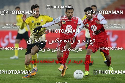 1708712, Tehran, Iran, لیگ برتر فوتبال ایران، Persian Gulf Cup، Week 7، First Leg، Persepolis 0 v 0 Sepahan on 2021/01/05 at Azadi Stadium