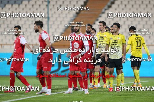 1708647, Tehran, Iran, لیگ برتر فوتبال ایران، Persian Gulf Cup، Week 7، First Leg، Persepolis 0 v 0 Sepahan on 2021/01/05 at Azadi Stadium