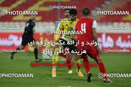 1708749, Tehran, Iran, لیگ برتر فوتبال ایران، Persian Gulf Cup، Week 7، First Leg، Persepolis 0 v 0 Sepahan on 2021/01/05 at Azadi Stadium