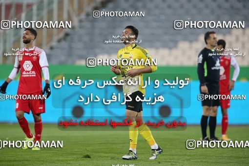 1708681, Tehran, Iran, لیگ برتر فوتبال ایران، Persian Gulf Cup، Week 7، First Leg، Persepolis 0 v 0 Sepahan on 2021/01/05 at Azadi Stadium