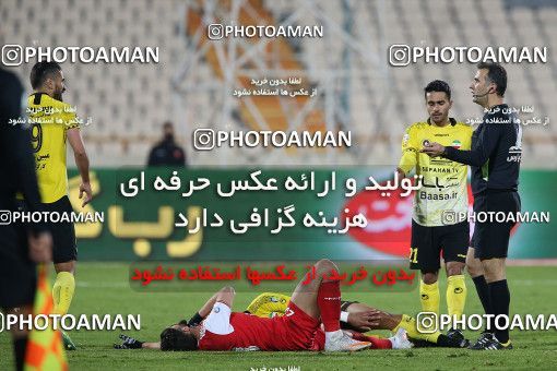 1708722, Tehran, Iran, لیگ برتر فوتبال ایران، Persian Gulf Cup، Week 7، First Leg، Persepolis 0 v 0 Sepahan on 2021/01/05 at Azadi Stadium