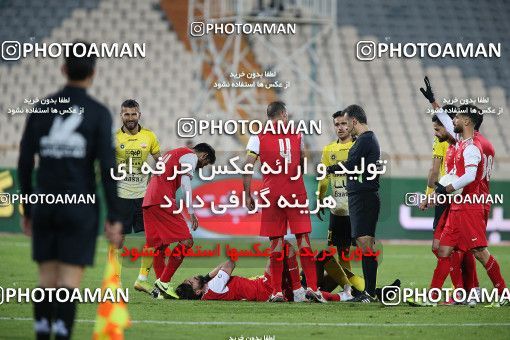 1708733, Tehran, Iran, لیگ برتر فوتبال ایران، Persian Gulf Cup، Week 7، First Leg، Persepolis 0 v 0 Sepahan on 2021/01/05 at Azadi Stadium