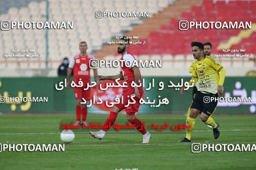 1708678, Tehran, Iran, لیگ برتر فوتبال ایران، Persian Gulf Cup، Week 7، First Leg، Persepolis 0 v 0 Sepahan on 2021/01/05 at Azadi Stadium