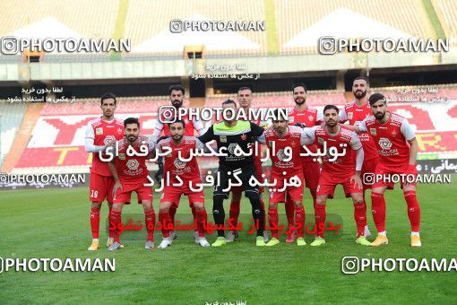 1552991, Tehran, Iran, لیگ برتر فوتبال ایران، Persian Gulf Cup، Week 7، First Leg، Persepolis 0 v 0 Sepahan on 2021/01/05 at Azadi Stadium