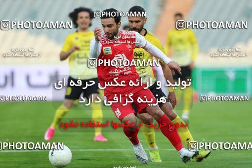1553032, Tehran, Iran, لیگ برتر فوتبال ایران، Persian Gulf Cup، Week 7، First Leg، Persepolis 0 v 0 Sepahan on 2021/01/05 at Azadi Stadium