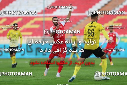 1553044, Tehran, Iran, لیگ برتر فوتبال ایران، Persian Gulf Cup، Week 7، First Leg، Persepolis 0 v 0 Sepahan on 2021/01/05 at Azadi Stadium