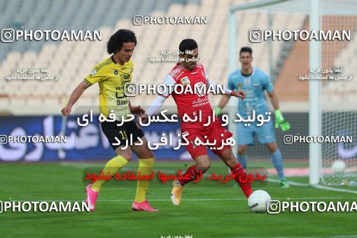 1552999, Tehran, Iran, لیگ برتر فوتبال ایران، Persian Gulf Cup، Week 7، First Leg، Persepolis 0 v 0 Sepahan on 2021/01/05 at Azadi Stadium