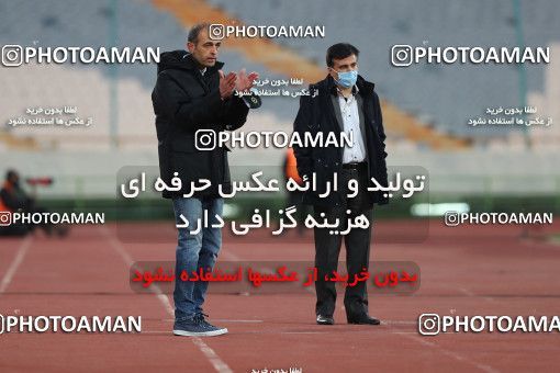 1553022, Tehran, Iran, لیگ برتر فوتبال ایران، Persian Gulf Cup، Week 7، First Leg، Persepolis 0 v 0 Sepahan on 2021/01/05 at Azadi Stadium