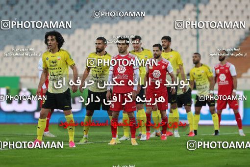 1552964, Tehran, Iran, لیگ برتر فوتبال ایران، Persian Gulf Cup، Week 7، First Leg، Persepolis 0 v 0 Sepahan on 2021/01/05 at Azadi Stadium