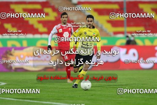 1552987, Tehran, Iran, لیگ برتر فوتبال ایران، Persian Gulf Cup، Week 7، First Leg، Persepolis 0 v 0 Sepahan on 2021/01/05 at Azadi Stadium