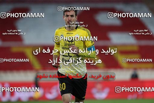 1552979, Tehran, Iran, لیگ برتر فوتبال ایران، Persian Gulf Cup، Week 7، First Leg، Persepolis 0 v 0 Sepahan on 2021/01/05 at Azadi Stadium