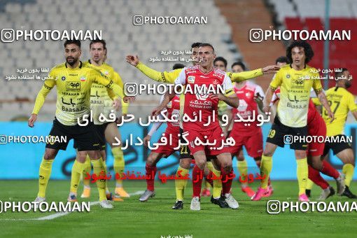 1552972, Tehran, Iran, لیگ برتر فوتبال ایران، Persian Gulf Cup، Week 7، First Leg، Persepolis 0 v 0 Sepahan on 2021/01/05 at Azadi Stadium