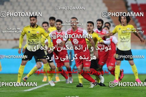 1552996, Tehran, Iran, لیگ برتر فوتبال ایران، Persian Gulf Cup، Week 7، First Leg، Persepolis 0 v 0 Sepahan on 2021/01/05 at Azadi Stadium