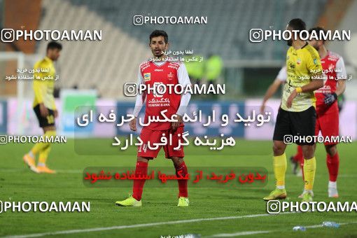 1552970, Tehran, Iran, لیگ برتر فوتبال ایران، Persian Gulf Cup، Week 7، First Leg، Persepolis 0 v 0 Sepahan on 2021/01/05 at Azadi Stadium