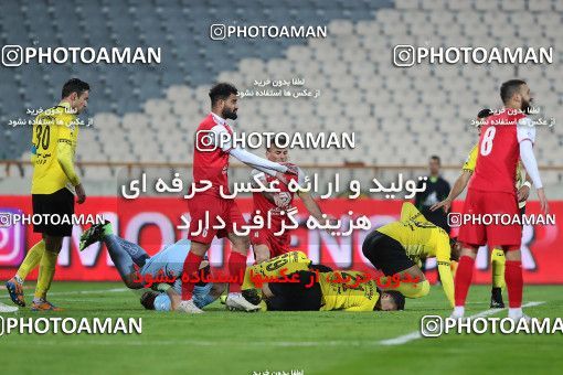 1553050, Tehran, Iran, لیگ برتر فوتبال ایران، Persian Gulf Cup، Week 7، First Leg، Persepolis 0 v 0 Sepahan on 2021/01/05 at Azadi Stadium