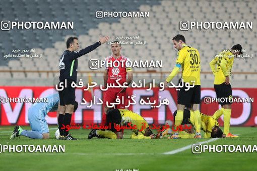1553020, Tehran, Iran, لیگ برتر فوتبال ایران، Persian Gulf Cup، Week 7، First Leg، Persepolis 0 v 0 Sepahan on 2021/01/05 at Azadi Stadium