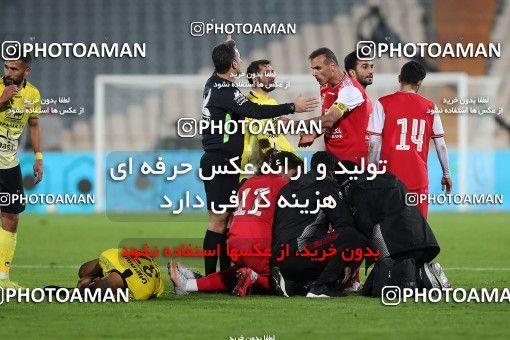 1552993, Tehran, Iran, لیگ برتر فوتبال ایران، Persian Gulf Cup، Week 7، First Leg، Persepolis 0 v 0 Sepahan on 2021/01/05 at Azadi Stadium