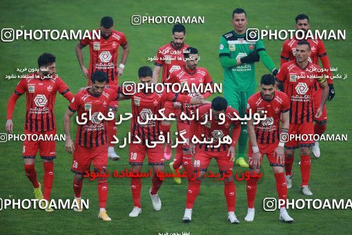 1554001, Tehran, Iran, لیگ برتر فوتبال ایران، Persian Gulf Cup، Week 8، First Leg، Esteghlal 2 v 2 Persepolis on 2021/01/11 at Azadi Stadium
