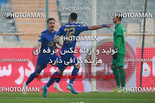 1553984, Tehran, Iran, لیگ برتر فوتبال ایران، Persian Gulf Cup، Week 8، First Leg، Esteghlal 2 v 2 Persepolis on 2021/01/11 at Azadi Stadium