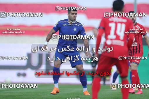 1554009, Tehran, Iran, لیگ برتر فوتبال ایران، Persian Gulf Cup، Week 8، First Leg، Esteghlal 2 v 2 Persepolis on 2021/01/11 at Azadi Stadium