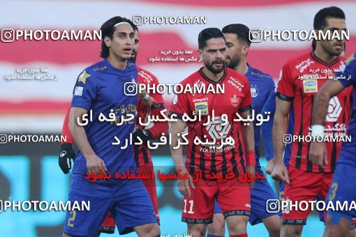 1554116, Tehran, Iran, لیگ برتر فوتبال ایران، Persian Gulf Cup، Week 8، First Leg، Esteghlal 2 v 2 Persepolis on 2021/01/11 at Azadi Stadium