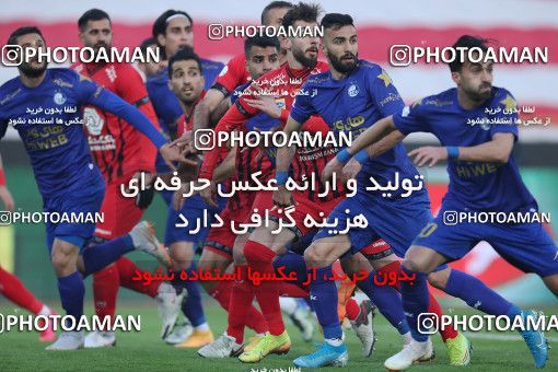 1554168, Tehran, Iran, لیگ برتر فوتبال ایران، Persian Gulf Cup، Week 8، First Leg، Esteghlal 2 v 2 Persepolis on 2021/01/11 at Azadi Stadium