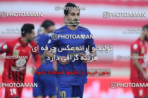1554150, Tehran, Iran, لیگ برتر فوتبال ایران، Persian Gulf Cup، Week 8، First Leg، Esteghlal 2 v 2 Persepolis on 2021/01/11 at Azadi Stadium