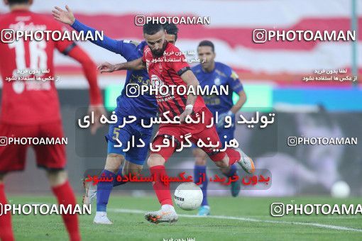 1554110, Tehran, Iran, لیگ برتر فوتبال ایران، Persian Gulf Cup، Week 8، First Leg، Esteghlal 2 v 2 Persepolis on 2021/01/11 at Azadi Stadium